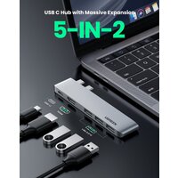 USB-хаб Ugreen CM251 60559 - Превью изображения №2 — Интернет-магазин Time-Shop