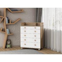 Детский комод Incanto Мишка с органайзером 800/5 PK-0060/01 (белый/дуб) - Превью изображения №17 — Интернет-магазин Time-Shop