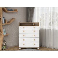 Детский комод Incanto Мишка с органайзером 800/5 PK-0060/01 (белый/дуб) - Превью изображения №13 — Интернет-магазин Time-Shop
