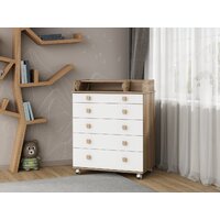 Детский комод Incanto Мишка с органайзером 800/5 PK-0060/01 (белый/дуб) - Превью изображения №16 — Интернет-магазин Time-Shop