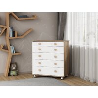 Детский комод Incanto Мишка с органайзером 800/5 PK-0060/01 (белый/дуб) - Превью изображения №18 — Интернет-магазин Time-Shop