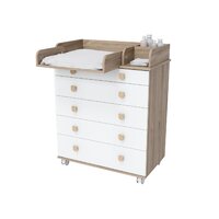 Детский комод Incanto Мишка с органайзером 800/5 PK-0060/01 (белый/дуб) - Превью изображения №12 — Интернет-магазин Time-Shop