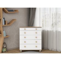 Детский комод Incanto Мишка с органайзером 800/5 PK-0060/01 (белый/дуб) - Превью изображения №15 — Интернет-магазин Time-Shop