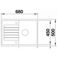 Кухонная мойка Blanco Zia 45 S Compact 526009 (черный) - Превью изображения №2 — Интернет-магазин Time-Shop