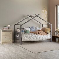 Кровать-тахта Диприз Juletta 90x200 Д.80039.2 (серый) - Превью изображения №13 — Интернет-магазин Time-Shop