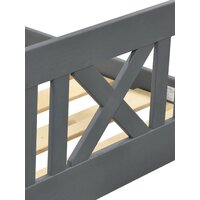 Кровать-тахта Диприз Juletta 90x200 Д.80039.2 (серый) - Превью изображения №5 — Интернет-магазин Time-Shop