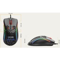 Игровая мышь Glorious Model D Minus (глянцевый черный) - Превью изображения №7 — Интернет-магазин Time-Shop