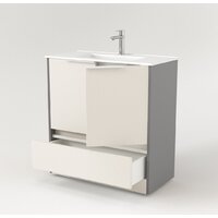  Дабер Тумба под умывальник 017 Тобага/Эридан/Артвин 60 Т17.6Т.0.19Б (бежевый/серый/ручка белая) - Превью изображения №3 — Интернет-магазин Time-Shop