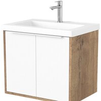 Дабер Тумба под умывальник 018 Тобага/Эридан/Артвин 60 Т18.6Т.0.21Б (дуб галифакс/белый/ручка белая)