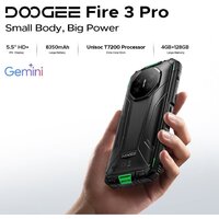 Телефон Doogee Fire 3 Pro 4GB/128GB (серый) - Превью изображения №4 — Интернет-магазин Time-Shop