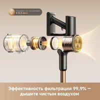 Пылесос Dreame R10s Lite Cordless Vacuum Cleaner VRV80A (черный, с евровилкой) - Превью изображения №11 — Интернет-магазин Time-Shop