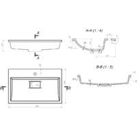 Умывальник Versalia Absolute 60 - Превью изображения №3 — Интернет-магазин Time-Shop