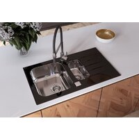 Кухонная мойка Alveus Glassix 20 1100015 - Превью изображения №2 — Интернет-магазин Time-Shop