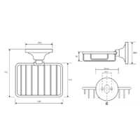Мыльница Bemeta Retro 144308162 - Превью изображения №2 — Интернет-магазин Time-Shop