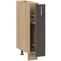 Шкаф напольный Трия Габриэлла 1Н15К (дуб крафт золотой/муссон) - Превью изображения №2 — Интернет-магазин Time-Shop