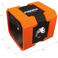Автомобильная акустика DL Audio Piranha 12A V.2 Twin (оранжевый) - Превью изображения №7 — Интернет-магазин Time-Shop