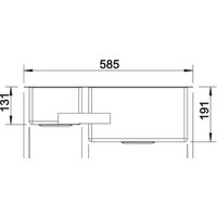 Кухонная мойка Blanco Claron 340/180-IF (левая) - Превью изображения №5 — Интернет-магазин Time-Shop