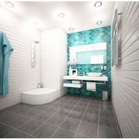 Душевой поддон Метакам Classic S 90x90 АПS_011741 (закругленный) - Превью изображения №2 — Интернет-магазин Time-Shop