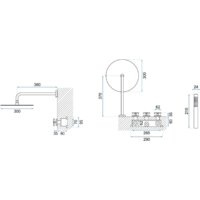 Душевая система  Rea Exit REA-P8000 (черный) - Превью изображения №4 — Интернет-магазин Time-Shop