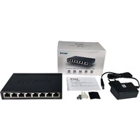 Неуправляемый коммутатор D-Link DGS-1008D/R1A - Превью изображения №7 — Интернет-магазин Time-Shop