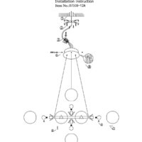 Подвесная люстра Kinklight Сида 07508-12,20 - Превью изображения №3 — Интернет-магазин Time-Shop