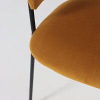 Стул с подлокотниками Алвест AV 433 (карри бархат Confetti chai tea/черный) - Превью изображения №12 — Интернет-магазин Time-Shop