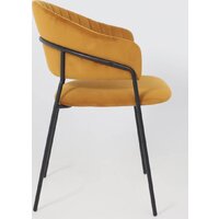 Стул с подлокотниками Алвест AV 433 (карри бархат Confetti chai tea/черный) - Превью изображения №8 — Интернет-магазин Time-Shop