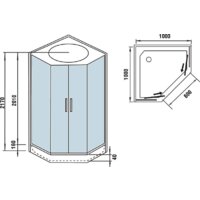 Душевая кабина WeltWasser WW500 Nesse 1002 - Превью изображения №11 — Интернет-магазин Time-Shop