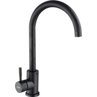 Кухонная мойка БелЭворс Styl L + смеситель W4998-3-22 (черный) - Превью изображения №3 — Интернет-магазин Time-Shop