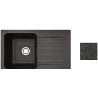 Кухонная мойка БелЭворс Styl L + смеситель W4998-3-22 (черный) - Превью изображения №2 — Интернет-магазин Time-Shop