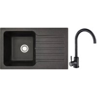 БелЭворс Styl L + смеситель W4998-3-22 (черный)