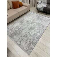 Ковер для жилой комнаты Radjab Carpet Беллуччи Прямоугольник HL 616 12730 (2x4, Grey) - Превью изображения №2 — Интернет-магазин Time-Shop