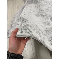 Ковер для жилой комнаты Radjab Carpet Беллуччи Прямоугольник HL 616 12730 (2x4, Grey) - Превью изображения №6 — Интернет-магазин Time-Shop