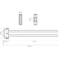 Держатель для полотенца Bemeta Solo 139104102 - Превью изображения №2 — Интернет-магазин Time-Shop