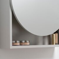  Lauter Шкаф с зеркалом Estel 50 (светло-серый полуматовый) - Превью изображения №5 — Интернет-магазин Time-Shop