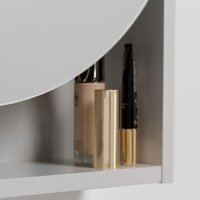  Lauter Шкаф с зеркалом Estel 50 (светло-серый полуматовый) - Превью изображения №4 — Интернет-магазин Time-Shop