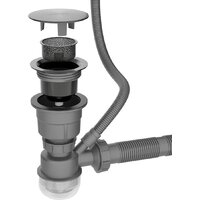 Кухонная мойка Roxen Simple 560220-60B-V графит/текстурная PVD покрытие (с коландером и дозатором) - Превью изображения №16 — Интернет-магазин Time-Shop