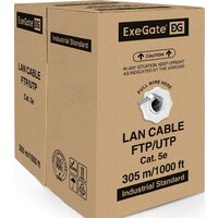 Кабель ExeGate UTP4-C5e-CU-S25-IN -LSZH-GR-305 UTP - Превью изображения №2 — Интернет-магазин Time-Shop