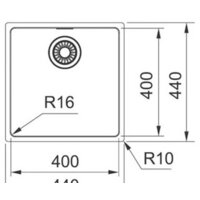Кухонная мойка Franke FEX 110-40 - Превью изображения №2 — Интернет-магазин Time-Shop