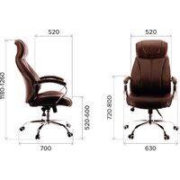 Офисное кресло Everprof Forum PU (черный) - Превью изображения №2 — Интернет-магазин Time-Shop