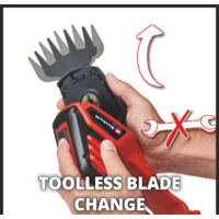 Кусторез + ножницы Einhell GE-CG 18/100 Li T-Solo 3410310 (без АКБ) - Превью изображения №3 — Интернет-магазин Time-Shop