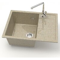 Кухонная мойка MARRBAXX Карельский камень модель 151/Q5 F151Q005 (песочный) - Превью изображения №2 — Интернет-магазин Time-Shop