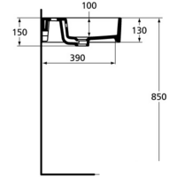 Умывальник Ideal Standard Strada K077801 60x42 - Превью изображения №3 — Интернет-магазин Time-Shop