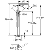 Смеситель Grohe Essence 23491001 (хром) - Превью изображения №7 — Интернет-магазин Time-Shop