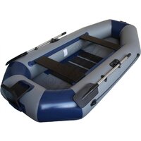 Моторно-гребная лодка Vivax К270Т с ковриком-сланью (без киля, серый/черный) - Превью изображения №2 — Интернет-магазин Time-Shop