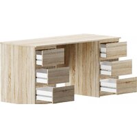 Стол Mio Tesoro Кастор 6 ящиков 151x65 2.03.06.040.3 (дуб сонома) - Превью изображения №3 — Интернет-магазин Time-Shop