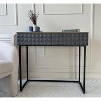 Консольный стол Shtabe Simple 7011 эко (графит/дуб веллингтон/черный) - Превью изображения №9 — Интернет-магазин Time-Shop