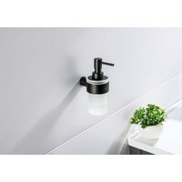 Дозатор для жидкого мыла Aquatek Лира AQ4405MB (матовый черный) - Превью изображения №2 — Интернет-магазин Time-Shop