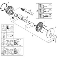 Смеситель Grohe Essence 24058Dc1 - Превью изображения №5 — Интернет-магазин Time-Shop