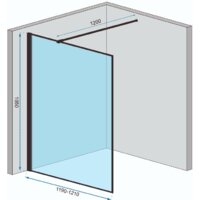 Душевая стенка Rea Bler 120 - Превью изображения №3 — Интернет-магазин Time-Shop